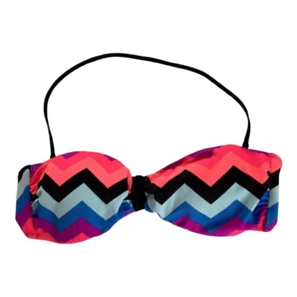Victoria’s Secret Pink | Chevron Bandeau Swim Top size M
